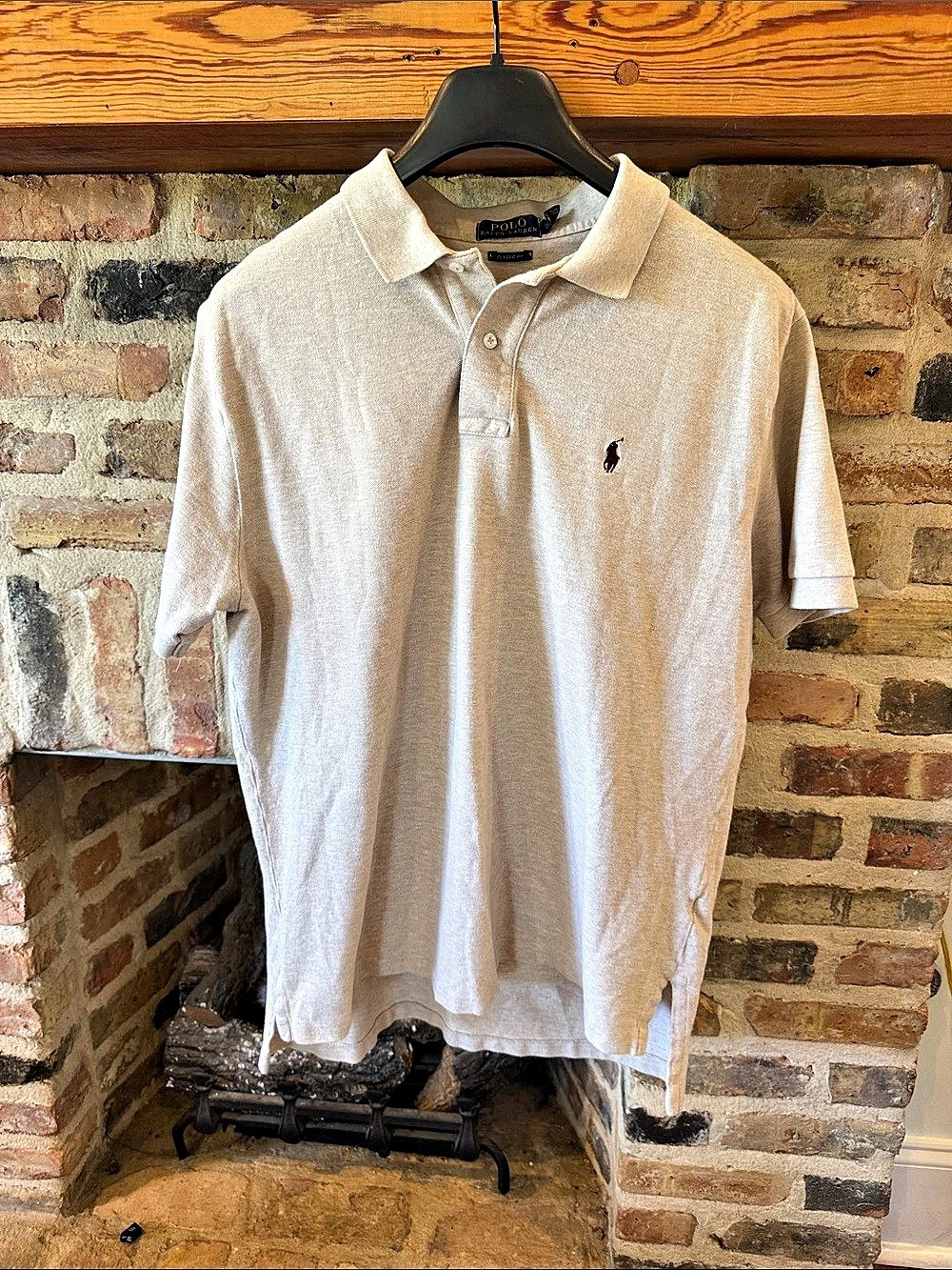 Polo Ralph Lauren Classic Fit Polo Men's Beige Polo Size XL